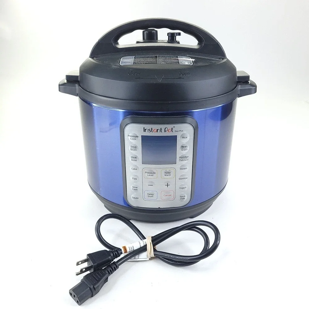 Instant Pot Duo Plus 6 Quart Electric Pressure Cooker Cobalt Blue Multi-Cooker